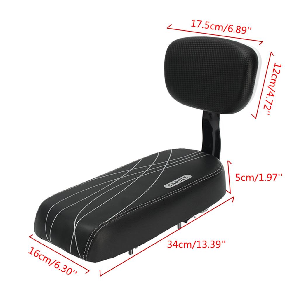 Buy Durable Black Bicycle Comfort Gel Rear Bike Seat Pad Cushion Cover