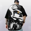 New Retro Men's T-Shirt 3d Character Print Short Sleeve T-Shirt Tops Street Hip Hop Man Clothes Loose Oversized Tee For Men