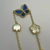 Fashion Four-leaf Clover Butterfly Floral Cluster Bracelet - Luxury Women's Bracelet