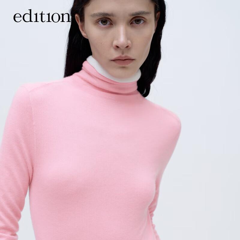 Edition Runway Style Pure Cashmere Turtleneck Sweater