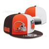 Unisex Embroidered Flat Brim Baseball Cap NFL Team Style Outdoor Sun Hat