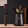 Chinese Style Tea Making Tools Tea Ceremony Six Gentleman Tea Set Tea Table Ceramic Cans Ebony Utensils Tea Combination Supplies