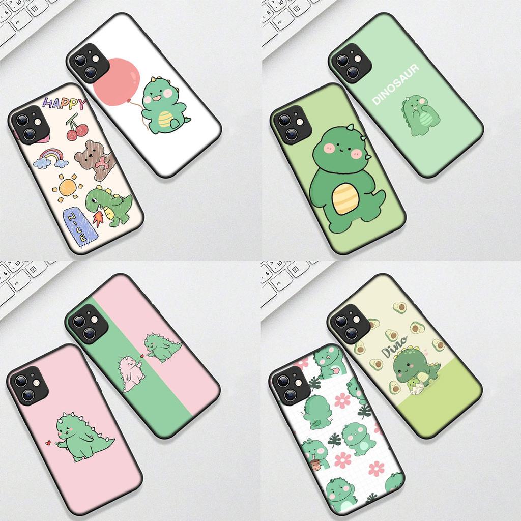 Protective Cover for Samsung Galaxy S24 S25 S23 FE Ultra Plus S7 Edge S25+ S23+ A56 5G Casing Phone Case Anime DinosaurS