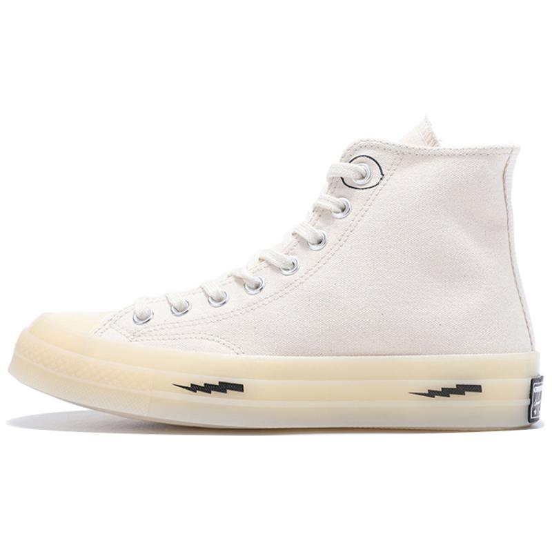 

Offspring x Converse 1970s Chuck Taylor All Star Community Little Lightning Нескользящие Амортизирующие Высокие Кроссовки Унисекс Белые 35