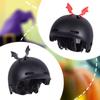 2PCS Devil Horns Cute Horn Helmet Decoration Wing Stickers