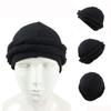Burr Trim Pullover Turban Hat Fringe Head Wraps Docker Hat Men Braid Hat  Hiking