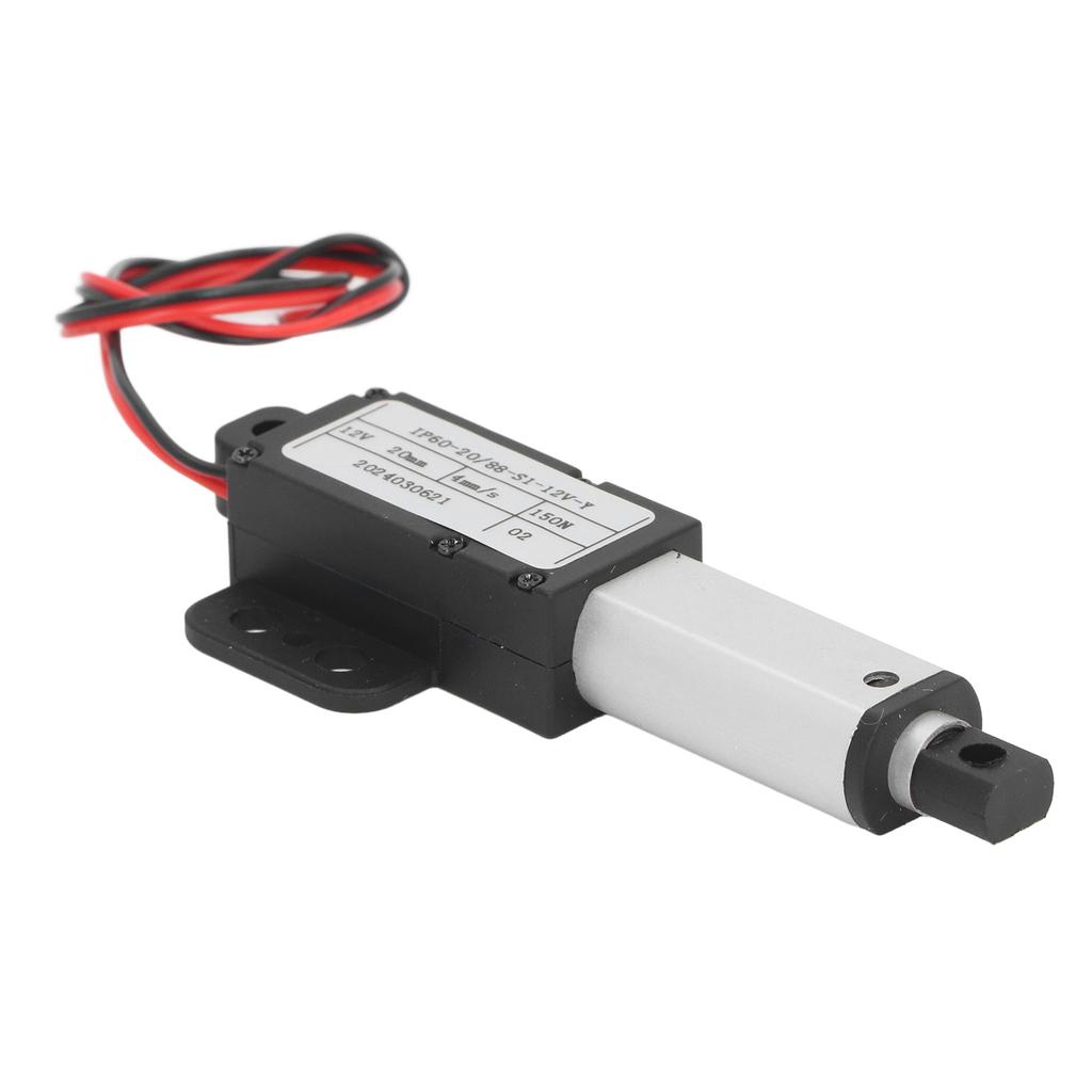 Elektrický lineární aktuátor 20mm zdvih 150N IPX4 lineární aktuátor Motor pro domácí automatizaci zvedání Wor