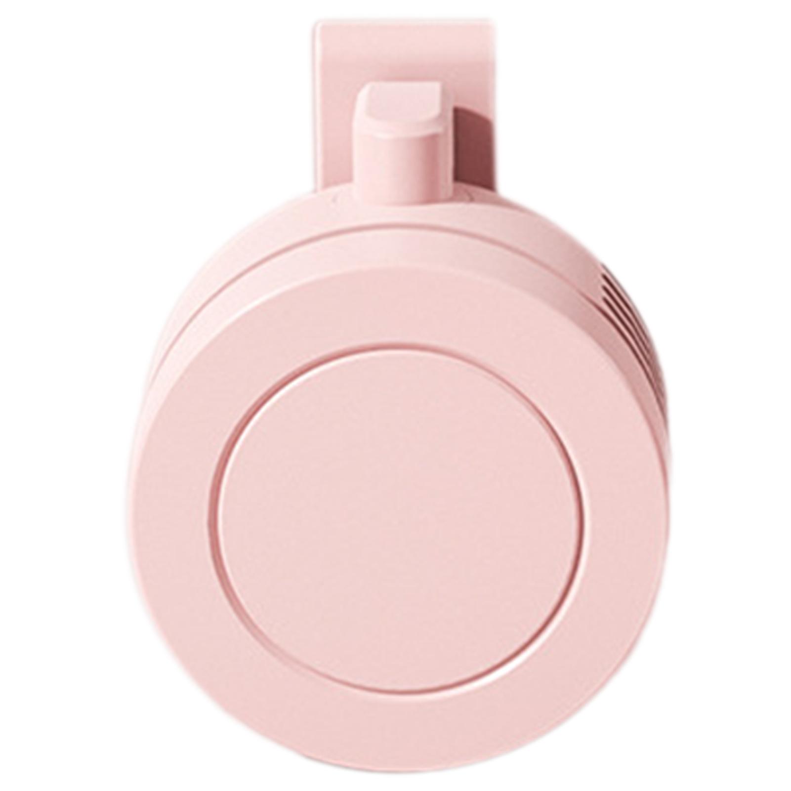 Mini Small Fan Cooling Fan Portable Rechargeable Fan Hanging Fan Multifunctional Waist Clip On Fan For Summer Outdoor Sports розовый