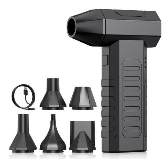 Portable Wireless Hair Dryer with Magnetic Nozzle and Aluminum Alloy Dust Blower