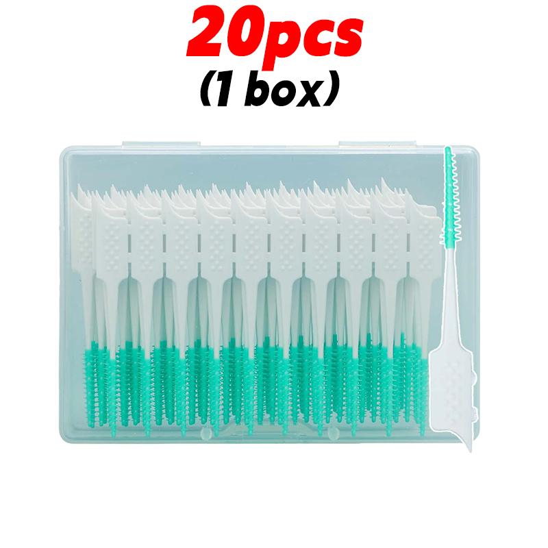 

20/500pcs Disposable Interdental Brush Toothpicks Between Teeth Toothbrush Oral Hygiene Brushes Health Care Teeth Cleaning Tools