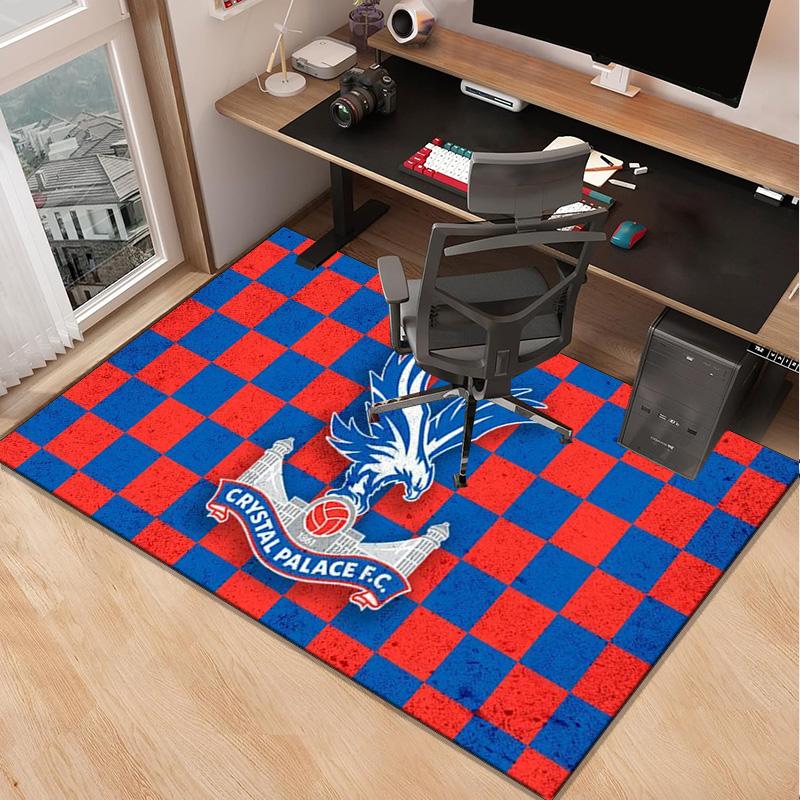Crystal Palace Football Club Carpet, Chair Rug,Rug for Office Bedroom living rooms, Doormat decor Fan Gift Christmas Gift