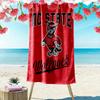 Serviette de plage Wolfpack de l'État de Caroline du Nord, Grande Serviette Douce à Séchage Rapide pour Plage Camping Natation