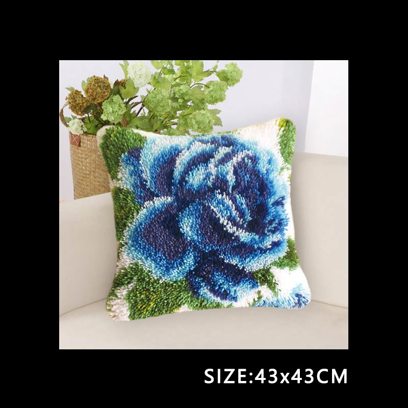 

Nicediy 43X43см Подушка ручной работы Наволочка Петля Крючок Незаконченные Аксессуары Набор для вышивания Коврик Рукоделие Вязание крючком Наборы для подушек DIY