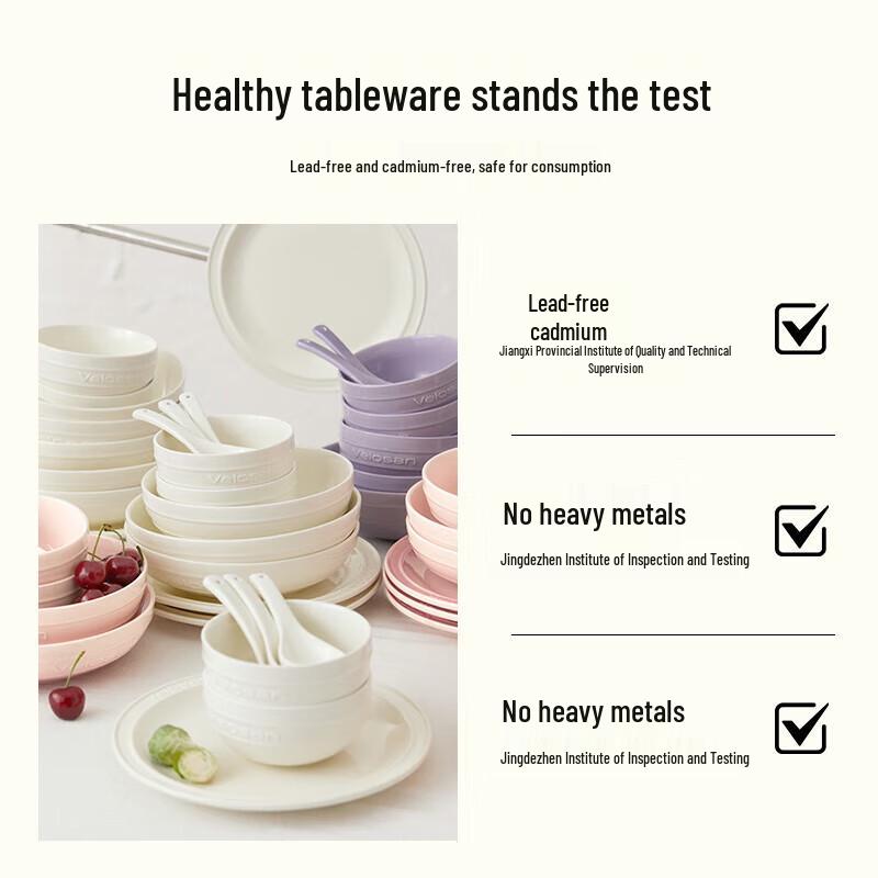 Wenlun Mountain Pebble Ceramic Dinnerware Set