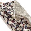 Silk Scarf Women's Beige Cashew Flower Temperament Mulberry Silk Silk Scarf Thin, Narrow and Long Double-sided Scarf Streamer