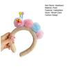 Caterpillar Headband Girls Plush Texture Cartoon Shape Rich Color Makeup Wash Face Hair Hoop Hair Fixing Accessory
