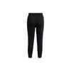 Under Armour Solid Color Drawstring Joggers With Fleece Lining Women Bottoms Black 1379443-001