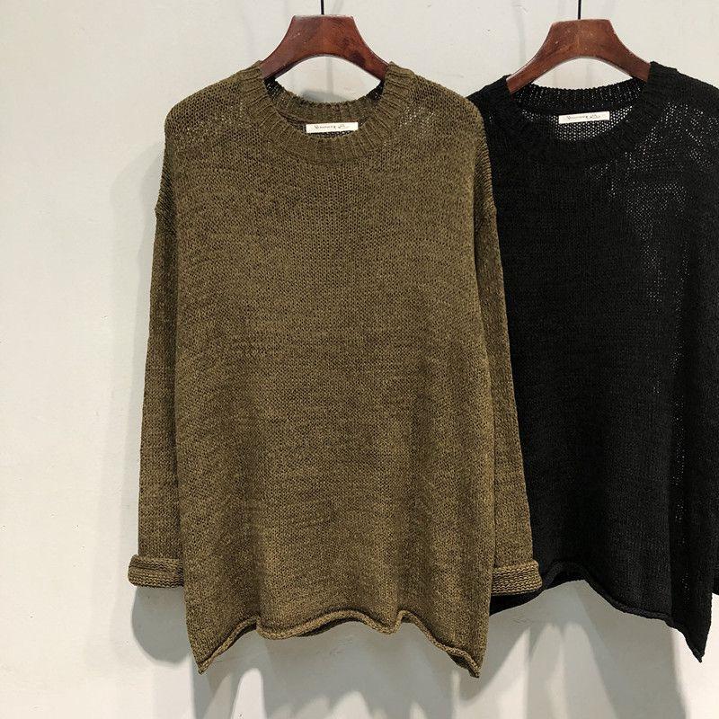 

Женский свитер Осень Зима Утепленный Теплый Вязаный Эластичный С Длинным Рукавом Оверсайз Топы XXL дубильная кора