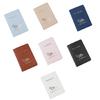 Trendy PU Passport Cover Case for Women Men Cards Holder Wedding Travel Gift