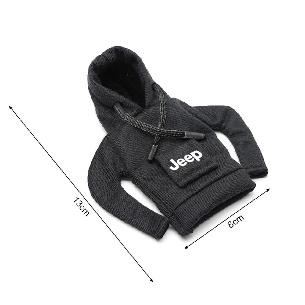 For Jeep Hoodie Car Gear Shift Lever Cover Creative Handle Sweatshirt Accessories For JEEP GrandCherokee Renegade Wrangler Co