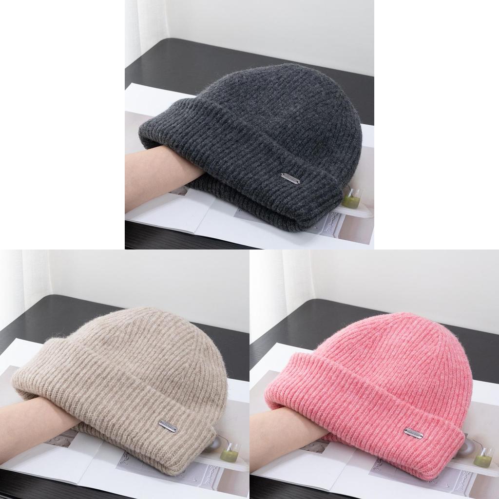 Wool Knit Hat For Women Autumn Winter Breathable Warm Ear Protection Fashion Casual Stylish Ol