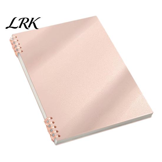 Minimalist Diary for Students A5 Spiral Notebook, Lined /Horizontal Grid/Blank Inner Page, Office Stationery Journaling Morandi Solid Color