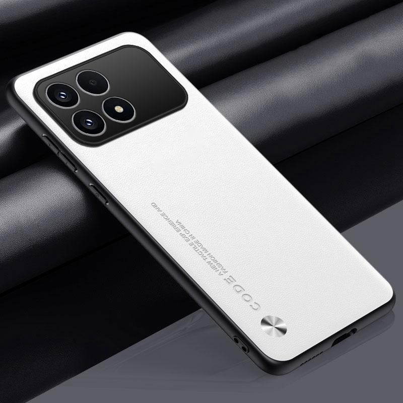 Luxury PU Leather Case For Xiaomi Poco F8 Pro Back Cover Matte Silicone Full Protection Phone Case For Redmi K90 5G PocoF8 Pro