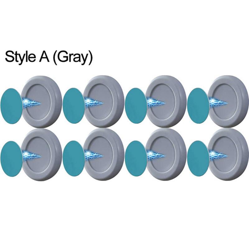 

10/8/6/4/2 шт. прочные магнитные крючки настенное крепление анти-потеря магнитный держатель для хранения пульт дистанционного управления наклейка на холодильник домашний органайзер крючок 2PCS(1Pairs)