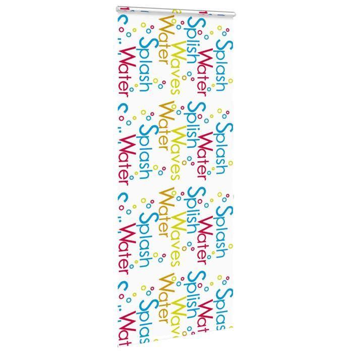 VidaXL Roller Blind for Shower with Cassette Fabric Width 96 Cm, Shower Blind, Roller Blind Shower Curtain, 4015034