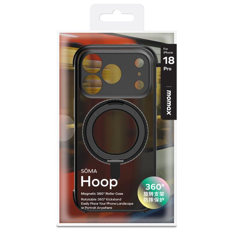 MOMAX SOMA Hoop Rotating Invisible Holder Magnetic Phone Case