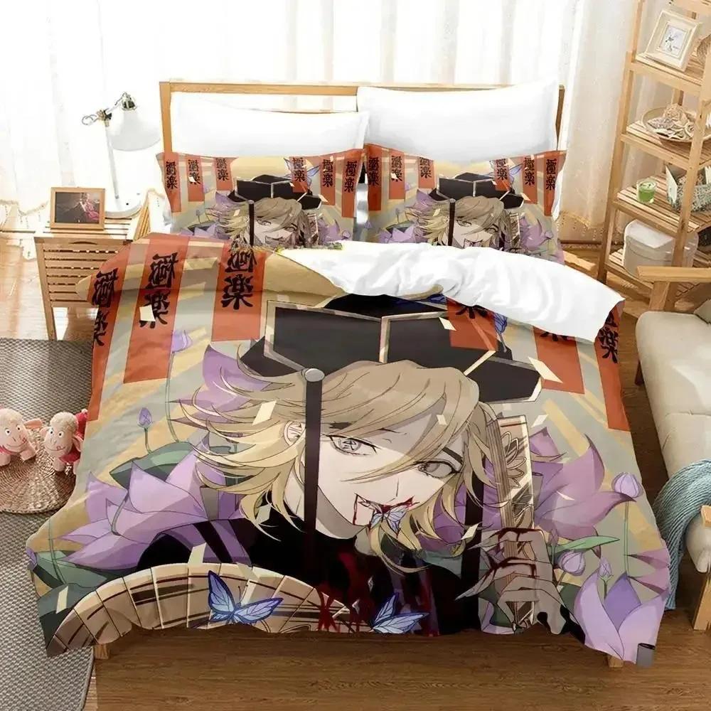Nytt Doma Sängklädesset Enkelt Twin Full Queen King Size Sängset Vuxen Barn Sovrum Påslakanset 3D Tryck Anime Lakan Set