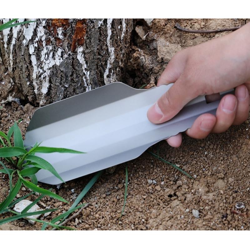 Durable Titaniums Hand Trowel Outdoor Premium Camping Trowel Designed for Lightweight Backpacking and Outdoor Efficiency
