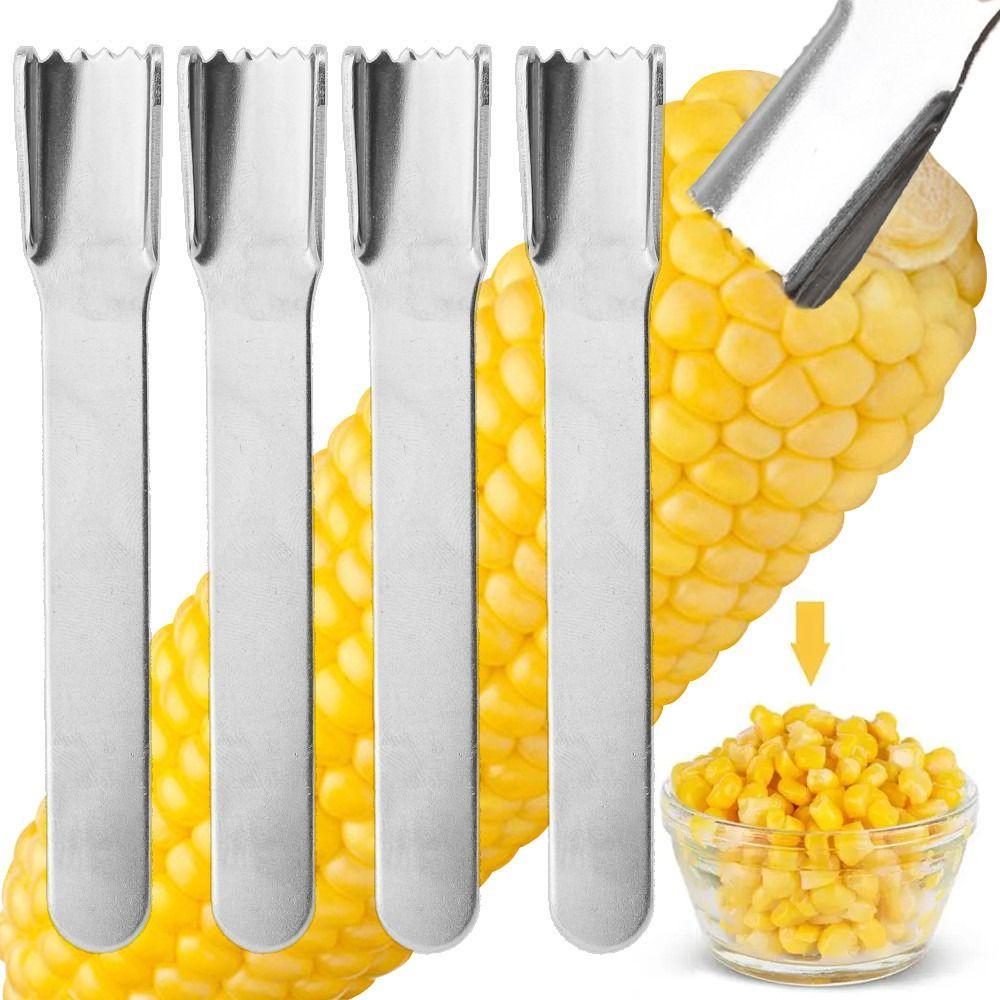 Quick Removing Corn Cob Peeler Stainless Steel Corn Stripper New Corn Kernel Removing