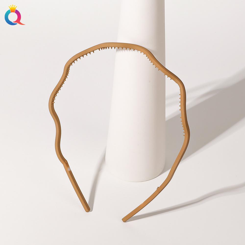Simple Wavy Hair Bands Head Hoop Sports Headband Hairband for Women Candy Colors Headbands for Girls Hair Accessories