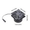 Leiser 8cm USB-betriebener Kanalventilator mit einstellbarer Geschwindigkeit und Luftrohr für 3D-Drucker, Haustierhäuser, Werkstätten, Lüftungssystem