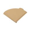 V60 Fan-shaped Raw Wood Pulp Coffee Filter, 100 Sheets, Hand Drip Disposable