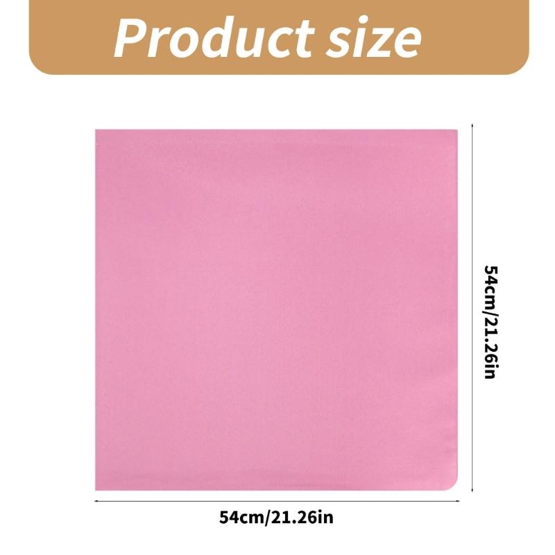 Solid Color Handkerchief for Women Wedding Handkerchief Pocket Handkerchief for Bride Groom Wedding Gift