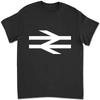 British Rail As Worn By Damon Albarn Premium Arrows Train Tshirt ZKA