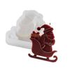 Santa Clause Silicone Mold For Candle Soap Christmas Home Decoration Top Sale