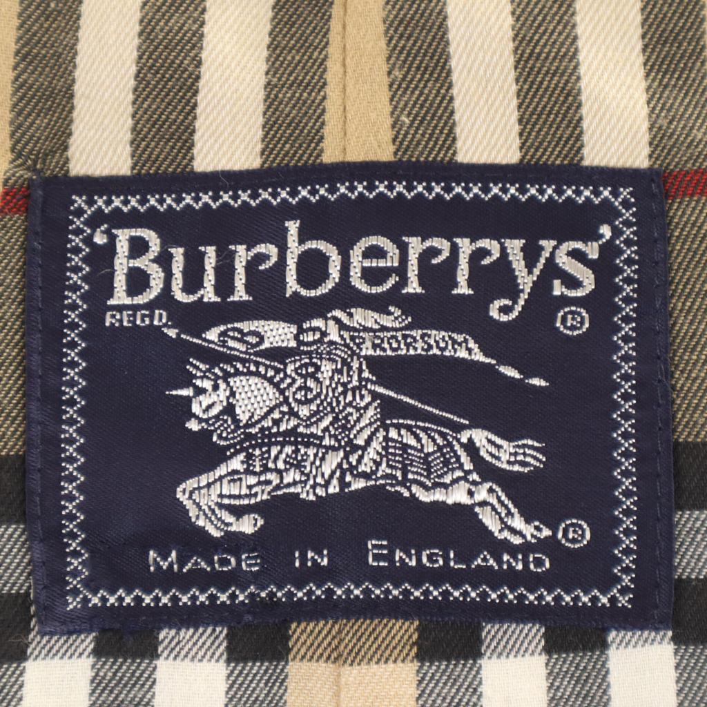 Burberrys Años 90 Hecho en Inglaterra Old Back Gabardina Nova Check 46 beige Hombre Usado
