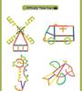 Children's Creative Interlocking Building Blocks Puzzle Set: Versatile Shapes and Educational Fun