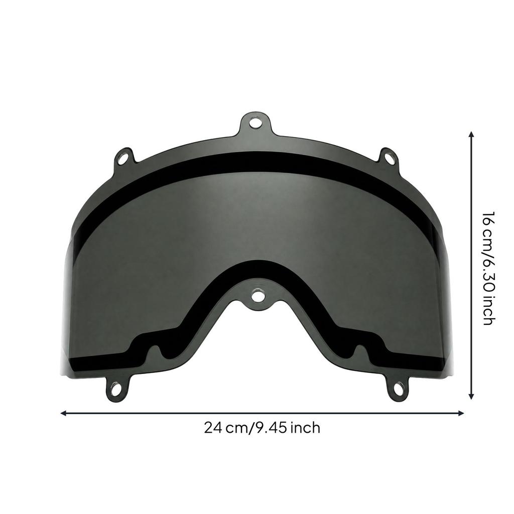 Curved Downhill Eyewear Replacement Lens Easy to Replace Ski
