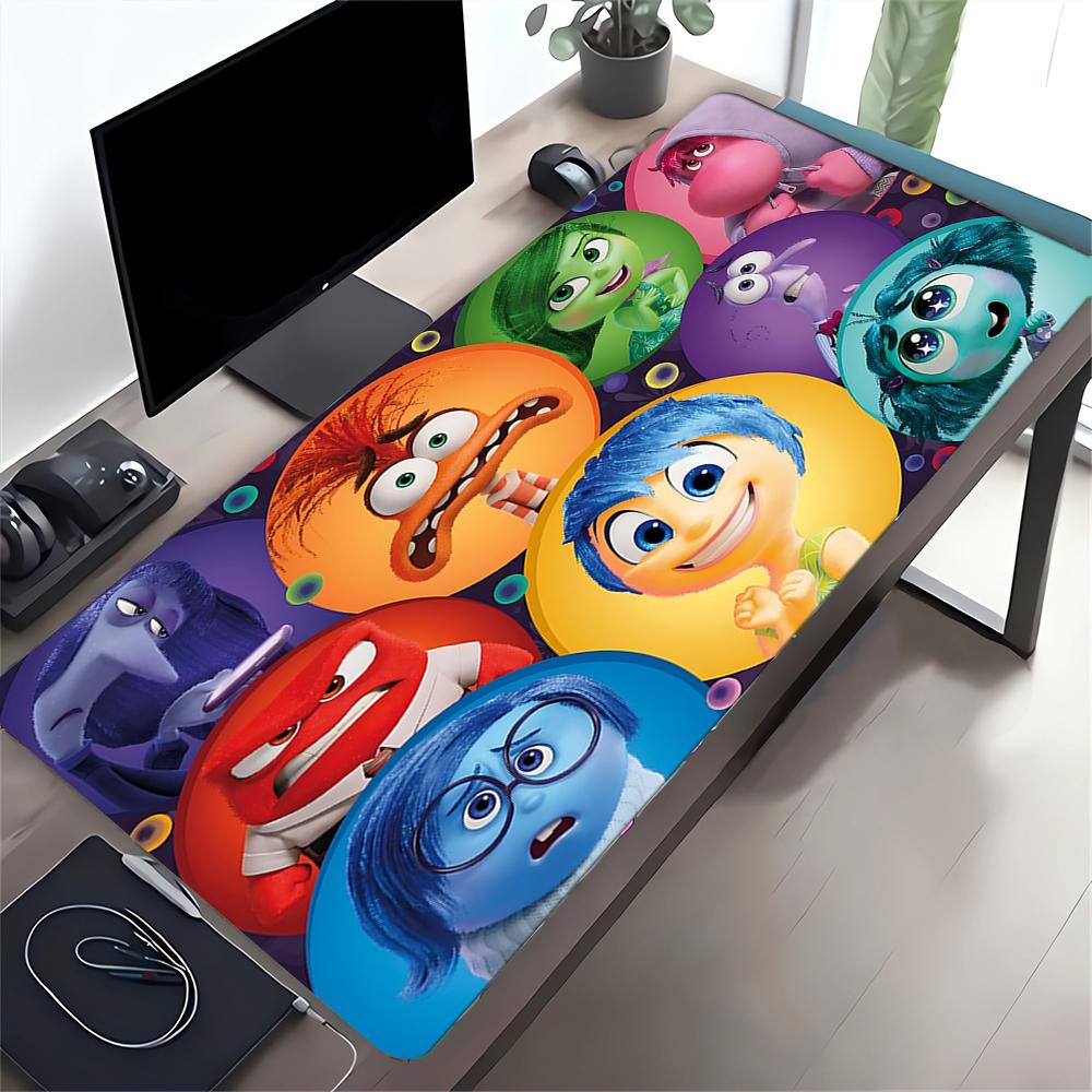 Inside Out Emotions Large Gaming Mouse Pad Nonslip Rubber Base Waterproof Desk Mat For Office Pc Laptop