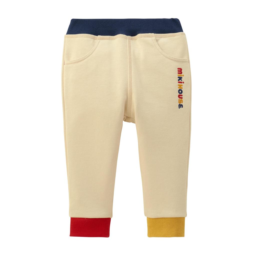 Long Going to [MIKI HOUSE] Kalhoty, Kalhoty, Kalhoty, Logo, Jednoduché, Kluci, Dívky, Miminka, Děti, Dětské Oblečení, Školka, Škola, 13-3201-680,