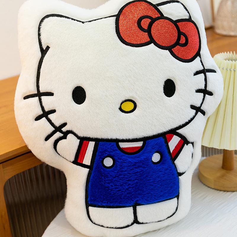 

Hello Kitty Cat Plush Doll - Sleepytime Cushion Gift for Girls 45 cm білий