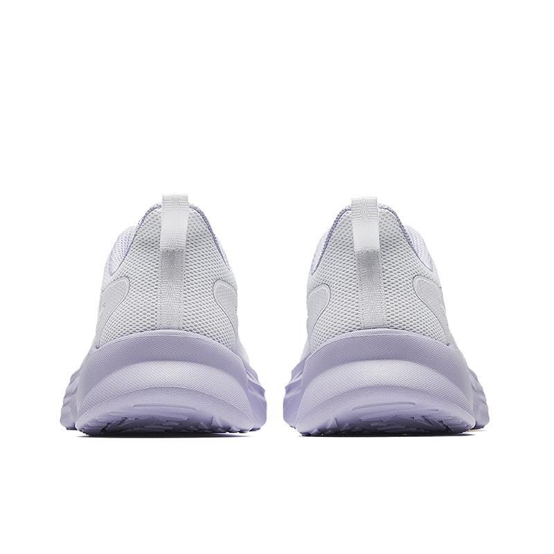 Anta Basic Running Comfortable Versatile Non-Slip Breathable Durable Low-Top Casual Running Shoes Women sneaker White Purple 922525571-1