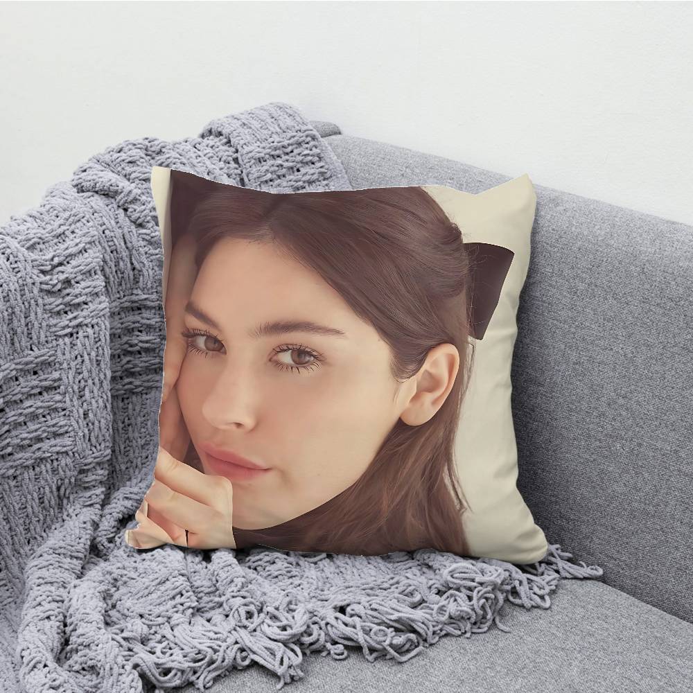 G-Gracie A-Abrams Throw Pillow Case For 45x45cm 55x55cm 30x30cm Square Car Pillowcase Home Bedchamber Decor Gift
