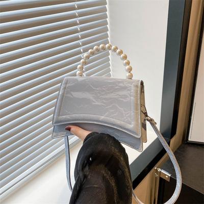 Korean Version of Personalized Trend Beautiful Handbag Women's 2025 New Fashion Shoulder Crossbody Foreign Style Fresh Small Square Bag