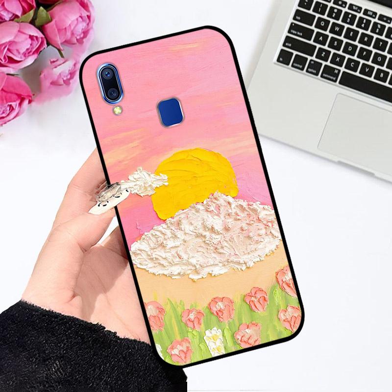 For Vivo V11 Case V11 Pro Shockproof TPU Soft Silicone Phone Cover For VIVO X21s Capa V11i Fundas Color Printing Fashion Cartoon