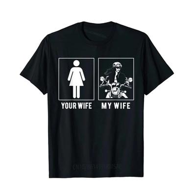 T-SHIRTS MOTO VOTRE FEMME MA FEMME Hauts Nouveauté Vacances T-shirt Neuf Coton Homme T-shirts